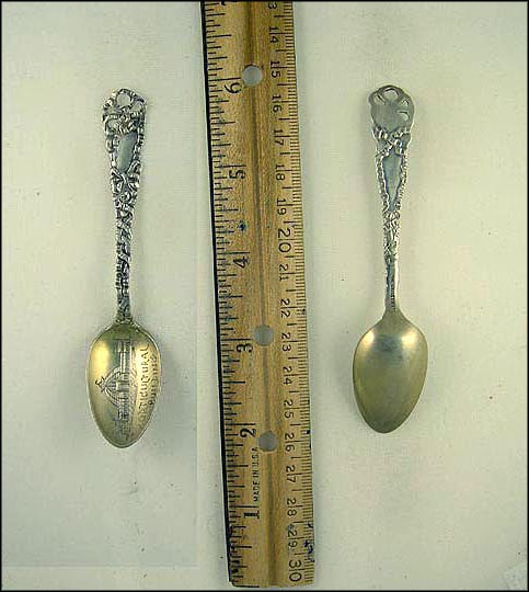 Horticulture Building, Cut Out Bow Souvenir Spoon MAIN