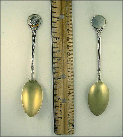 Earlham College Seal, Richmond, Indiana Souvenir Spoon MAIN