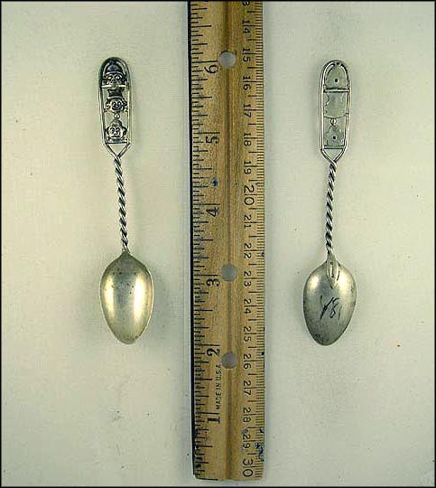 Cut Out Clown Heads Souvenir Spoon MAIN
