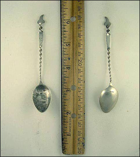 The Elms, Mansion, Newport, Rhode Island Souvenir Spoon MAIN