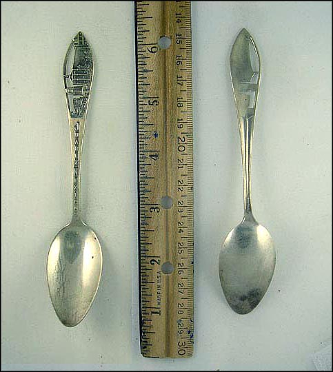 Cut Out Mission Guadalupe 1540, Juarez, Mexico Souvenir Spoon MAIN