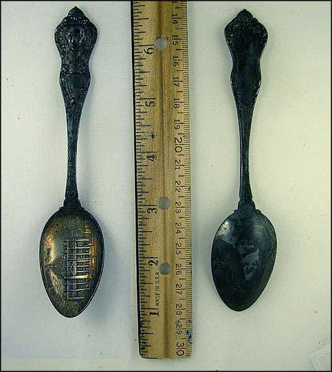 Pope Leo XIII, St. Peter's Basilica, Crest, Rome, Italy Souvenir Spoon MAIN