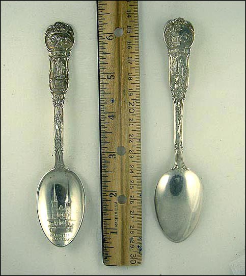 Lion, Wilhelm Tell, St. Leodegar Cathedral, Tells Kapelle, Pilatus, Lucerne, Canada Souvenir Spoon MAIN