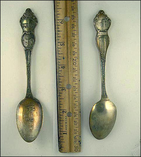 University, St. James Cathedral, Yonce Street Dock, Armouries, Toronto, Ontario, Canada Souvenir Spoon MAIN