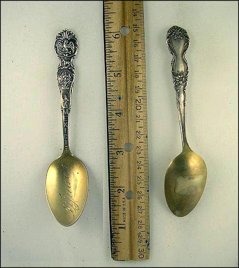 Water Carrier, Pulque Gatherer, Donkey, Tijuana, Mexico Souvenir Spoon MAIN