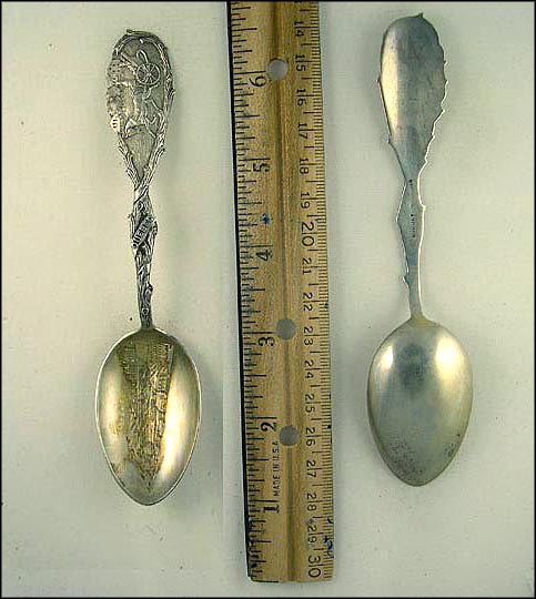 City Scene, Horse and Carriage, Quebec, Canada Souvenir Spoon MAIN