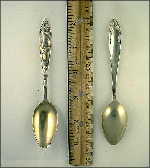 Cut Out Ship, Panama Pacific Exposition Souvenir Spoon MAIN