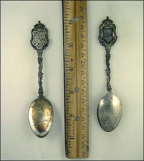 Lachine Rapids, City Crest, Montreal, Canada Souvenir Spoon MAIN