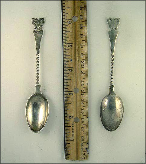 Cut Out City Coat of Arms, Perth, Scotland Souvenir Spoon MAIN
