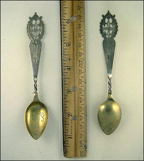 Tall Building, Cut Out Design, Sevilla, Spain Souvenir Spoon MAIN