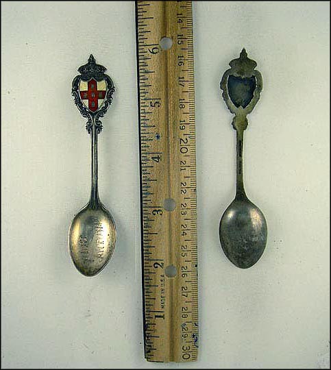 Enameled Crest, Port Antonio, Jamaica Souvenir Spoon MAIN