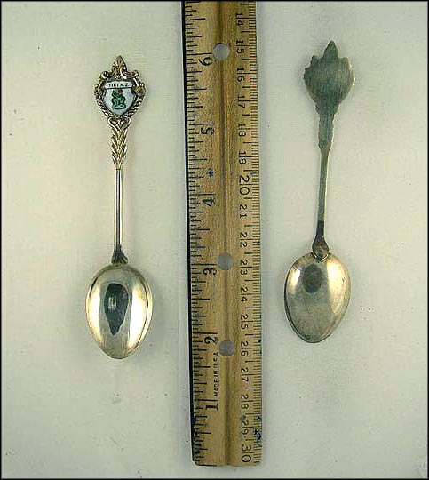 Enameled Tiki, New Zealand Souvenir Spoon MAIN