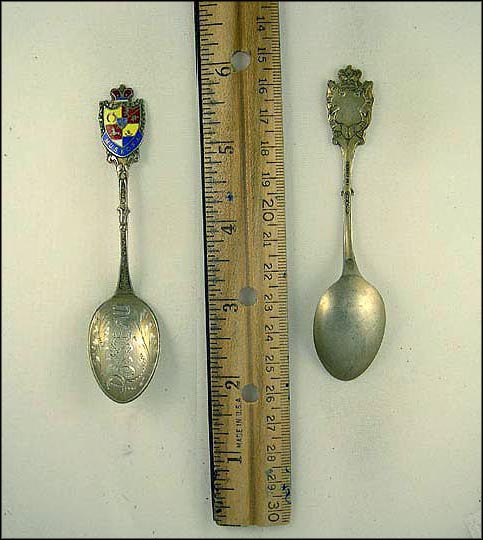 Enameled Crest, Rosseau, Muskoka, Ontario, Canada Souvenir Spoon MAIN