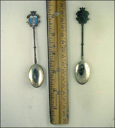 Enameled Person, Athens, Greece Souvenir Spoon MAIN