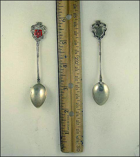 Cut Out, Enameled Crest, Wassenberg, Germany Souvenir Spoon MAIN