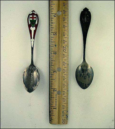 Enameled Crest, Winnipeg, Canada Souvenir Spoon MAIN