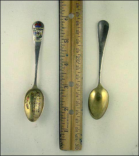 City Hall, Enameled Crest, Halifax, N.S., Canada Souvenir Spoon MAIN