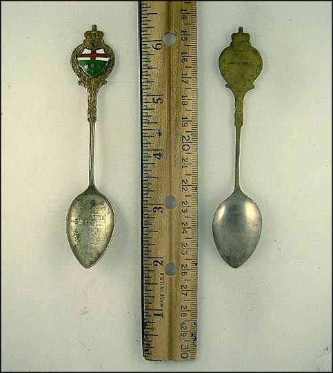 New City Hall, Enameled Crest, Toronto, Canada Souvenir Spoon MAIN