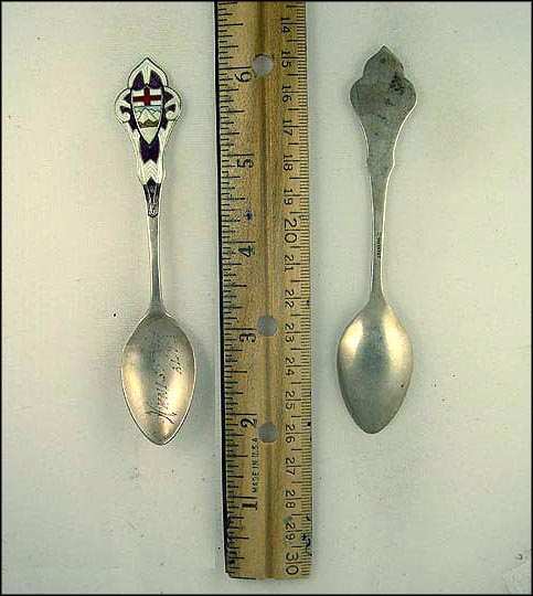 Enameled Crest, Innisfail, Alta, Canada Souvenir Spoon MAIN