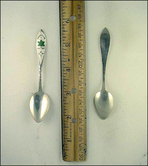 Enameled Logo of Celebration of Confederation 1867-1967, Canada Souvenir Spoon MAIN