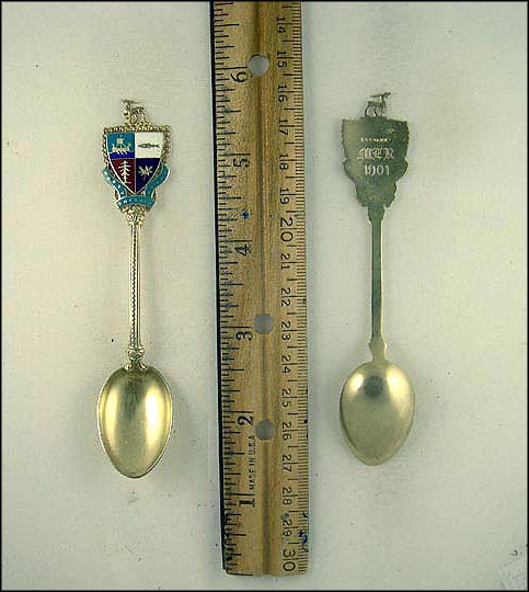 Enameled Crest, Parry Sound, Ontario, Canada Souvenir Spoon MAIN