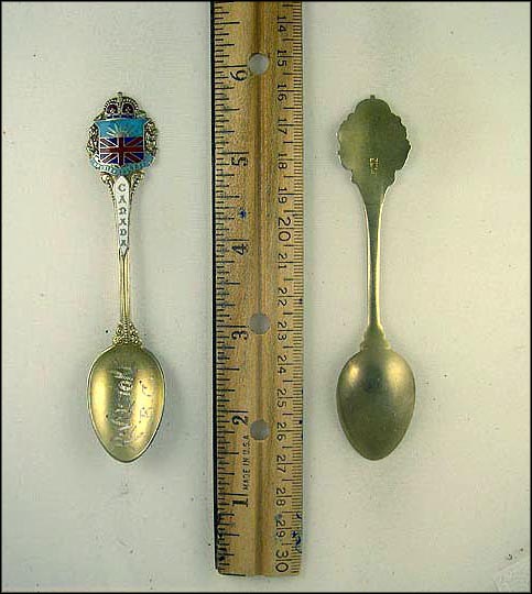 Enameled Crest, Revelstoke, B.C., Canada Souvenir Spoon MAIN
