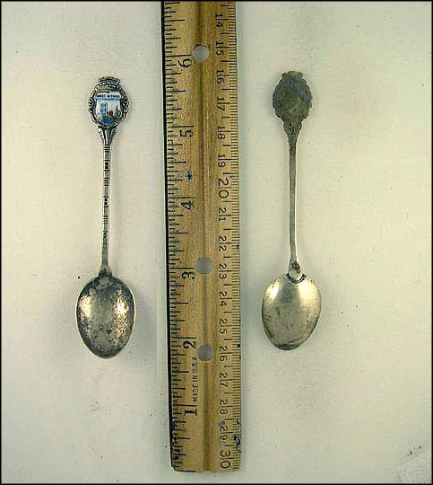 Enameled United Nations Buildings Souvenir Spoon MAIN