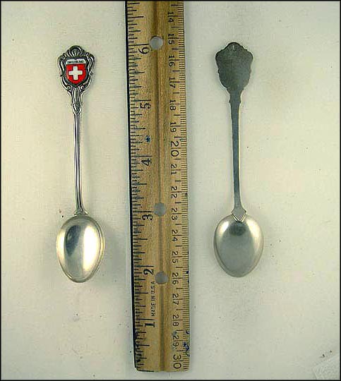 Enameled Crest, Switzerland Souvenir Spoon MAIN