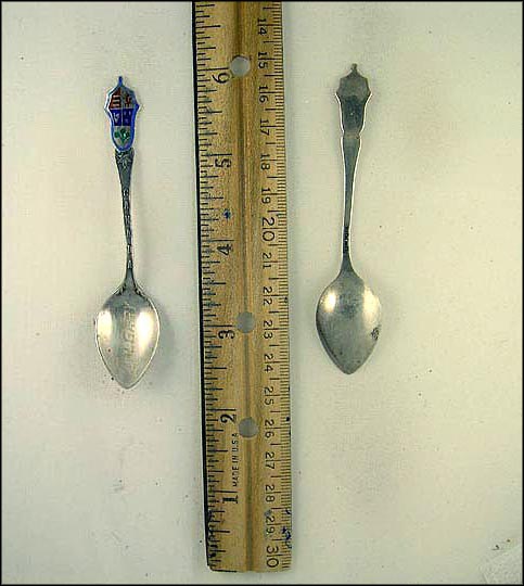 Enameled Crest, Calgary, Canada Souvenir Spoon MAIN