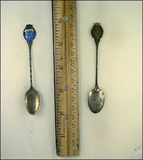 Enameled Crest, Wiesbaden, Germany Souvenir Spoon MAIN