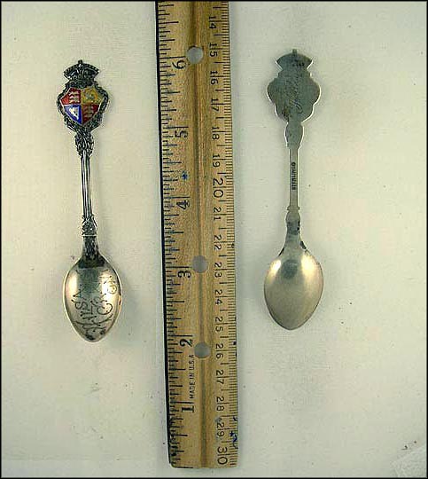 Enameled Crest, Ailsa Craig, Ont, Canada Souvenir Spoon MAIN