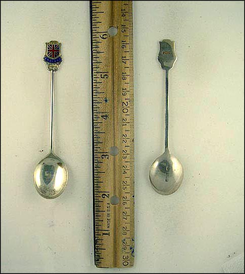 Enameled Flag, Great Britain Souvenir Spoon MAIN