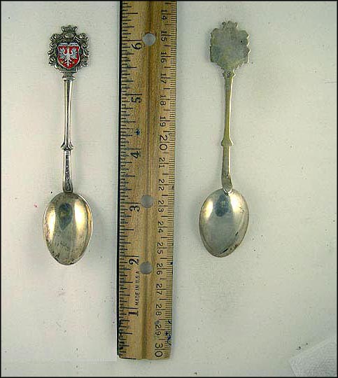 Enameled Crest, Frankfurt, Germany Souvenir Spoon MAIN