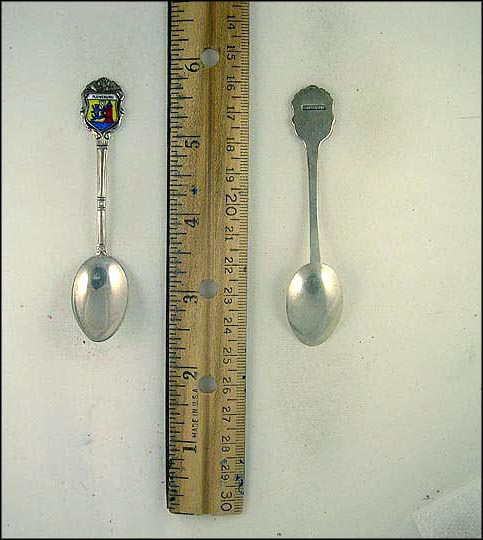 Enameled Crest, Flensburg, Germany Souvenir Spoon MAIN