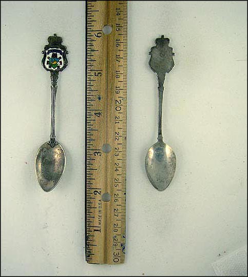 Enameled Crest, Bermuda Souvenir Spoon MAIN