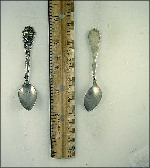 Native American, Enameled Crest, Winnipeg, Canada Souvenir Spoon MAIN