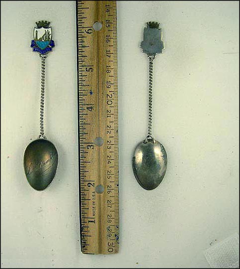 Enameled Crest, Littlehampton, Great Britain Souvenir Spoon MAIN