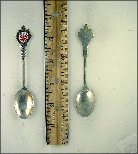 Enameled Crest, Firenze, Italy Souvenir Spoon MAIN