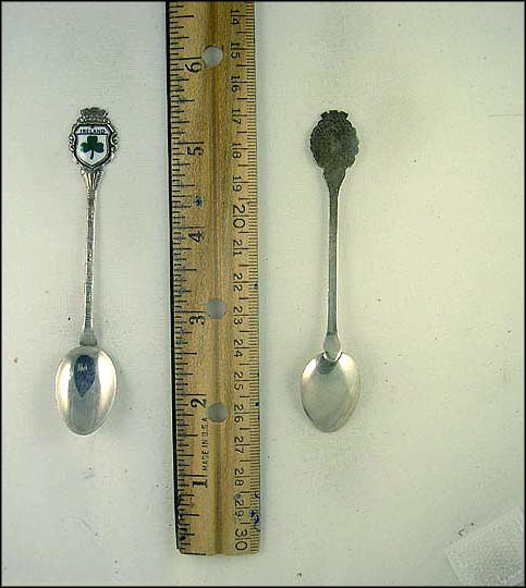Enameled Clover, Ireland Souvenir Spoon MAIN