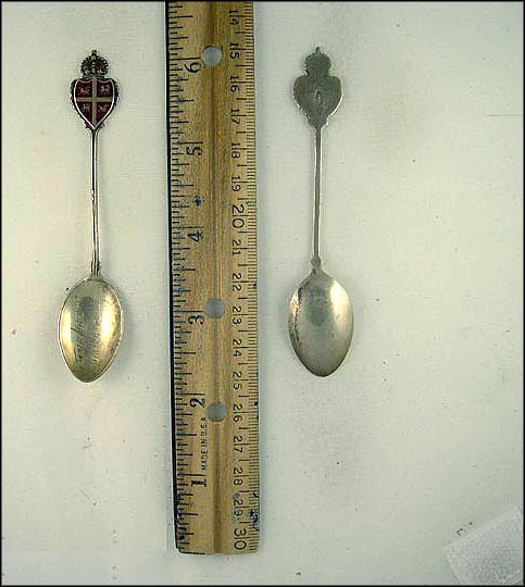 Enameled Crest, Airport, Gander, Newfoundland Souvenir Spoon MAIN