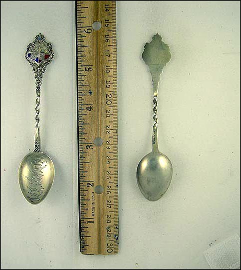 Enameled Crest, Teeswater, Canada Souvenir Spoon MAIN