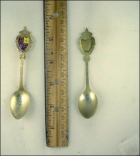 Enameled Crest, Milestone, Sask., Canada Souvenir Spoon MAIN