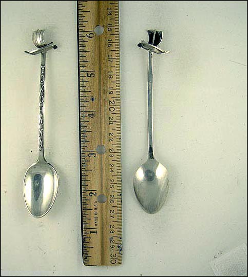 Cut Out Junk Boat, Yokohama, Japan Souvenir Spoon MAIN