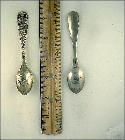 Sun, Cross, Angel, Easter Lily Souvenir Spoon MAIN