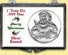 Snaplock - Silver Round - Merry Christmas MAIN