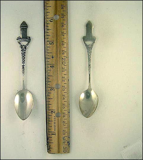Cut Out Tower, Lucerne, Switzerland Souvenir Spoon MAIN