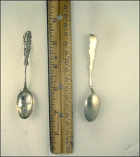 Iglesia de Guadalupe (church), Juarez, Mexico Souvenir Spoon MAIN