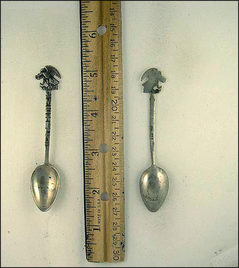 Symbol Eagle and Snake, Mexico Souvenir Spoon MAIN