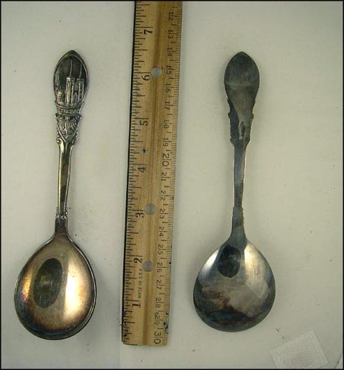 Roskilde Cathedral Eagle, Roskilde, Denmark Souvenir Spoon MAIN