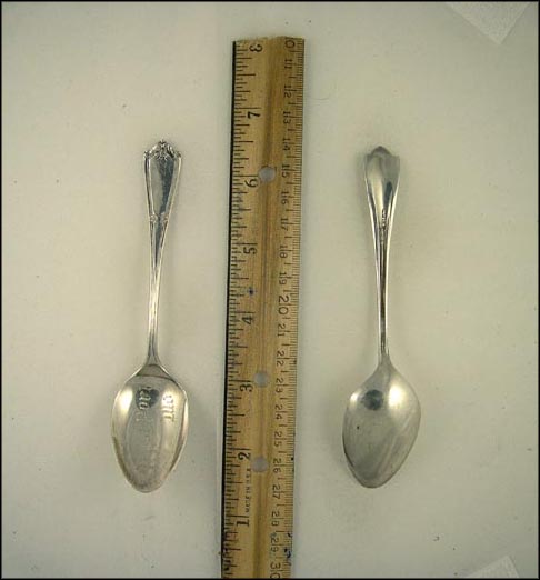 Engraved Date, Flowers, Rock Port, Missouri Souvenir Spoon MAIN